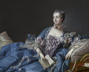 Madame de Pompadour (Jeanne-Antoinette Poisson; 1721–1764) od François Boucher