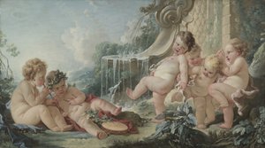 Hudba a tanec od François Boucher