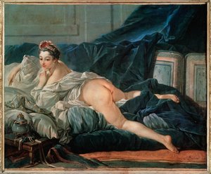 Odalisque, jedna ze tří verzí od Francois Boucher