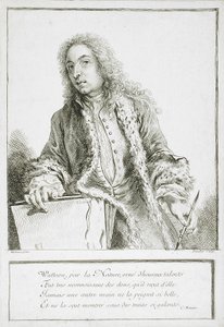 Portrét Antoina Watteaua od François Boucher
