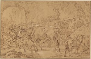 Návrat do stáda od François Boucher