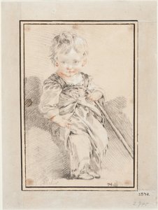 Sedící chlapec od François Boucher