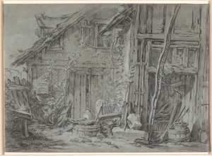 Zchátralý statek od François Boucher