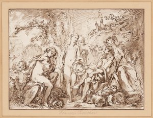 Pařížský soud od François Boucher