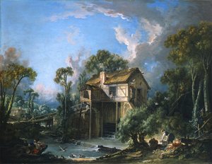 Mlýn v Charentonu od François Boucher