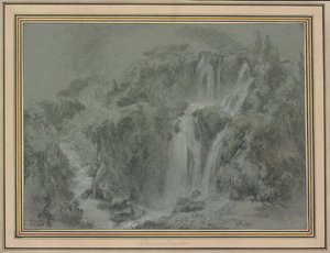 Vodopády v Tivoli od François Boucher