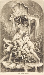 Triton a nymfa od François Boucher