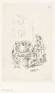 Dva pouliční prodejci od François Boucher