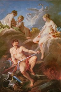Venuše žádá Vulkán o Aeneovu zbroj od François Boucher