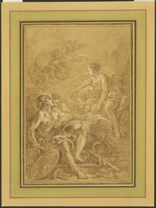 Venuše přikazuje Vulkánovi, aby vyrobil zbraně pro Aenea od François Boucher