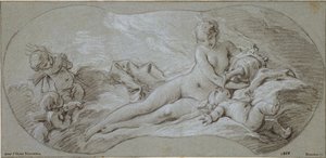 Venuše opíjí Amora nektarem od François Boucher