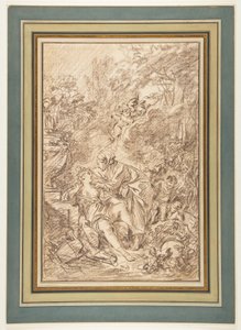 Vertumnus a Pomona od François Boucher