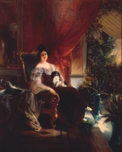 Madame de Gama-Axe od Francois Bouchot