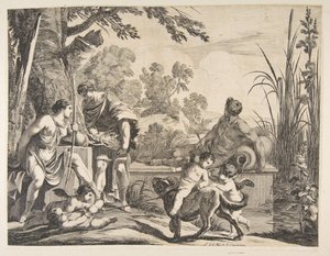 Meleager a Atalanta, 1643. od Francois Chauveau