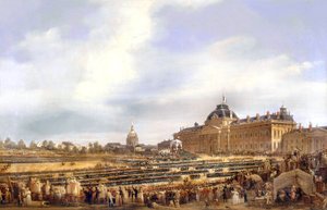 Louis Philippe předal vlajky národní gardě v Paříži 29. srpna
