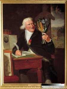 Portrét Antoina Augustina, barona Parmentiera (1737-1813), zástupce agronoma v čestné legii. Obraz Francoise Dumonta l