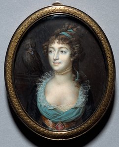 Portrét mademoiselle Marie-Anne Adelaide Le Normand, c. 1793.