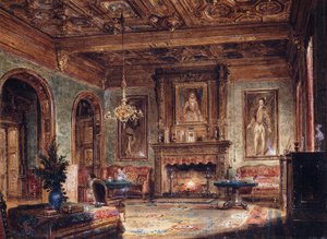 Salon na zámku de Marchais, 1852