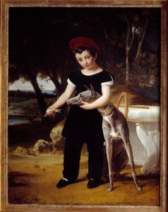 Portrét vévody z Bordeaux (1820-1883), hraběte z Chambordu na zámku Villeneuve l