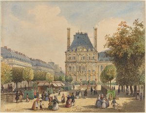 Rue de Rivoli a Pavillon Marsan