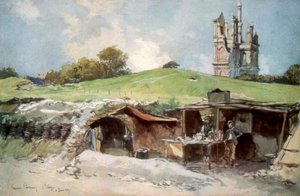 Záchranná stanice v Mont St Eloi, Artois, Francie, 6. června 1915 1926 od Francois Flameng