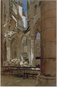 Soissons, 18. května 1915 od Francois Flameng