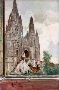 Ruiny opatství Saint Jean des Vignes, Soissons, Francie, 17. května 1915, 1926. od Francois Flameng