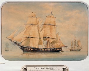 Taktická briga, postavená v roce 1792, Francois Roux (1811-1882), Francie