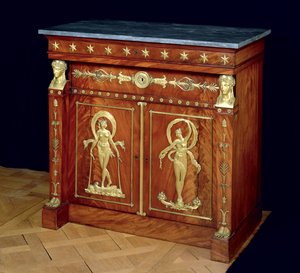 Příborník, cca 1810 (dřevo a mramor)