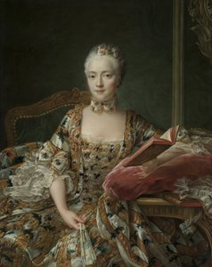 Portrét markýze d"Aguirandes, 1759 od Francois Hubert Drouais