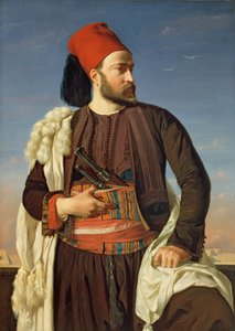 Portrét Leconte de Floris v uniformě egyptské armády, 1840