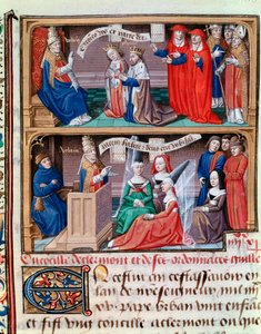 Clermontský koncil (1095): preche první křížové výpravy Urbainem II. – Exkomunikace Filipa I., francouzského krále a Bertrada z Montfortu papežem Urbanem II. v roce 1095 – Papež Urbain III. oslovuje čtyři mladé ženy (Clermontská rada roku 1095, Exkomunikac