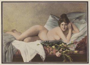 Vybledlé květiny od milence (barva litho) od Francois Maurice Lard