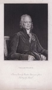 Charles Maurice de Talleyrand-Perigord, francouzský politik a diplomat (rytina)