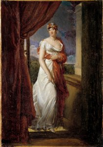 Portrét en pied de Madame Tallien, rozená Cabarrus, princezna z Caraman - Chimay (1773-1835) Obraz Francoise Gerarda (1770-1837) 1804 Sun. 0,32 x 0,20 m. od Baron François Pascal Simon Gérard