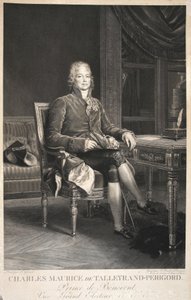 Charles Maurice de Talleyrand-Perigord, princ Beneventský, místokrál, vyd. 1809 od Francois Pascal Simon Gerard