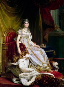 Joséphine de Beauharnais, první manželka Napoleona Bonaparta 1763-1814 v korunovačním kostýmu, 1807-1808