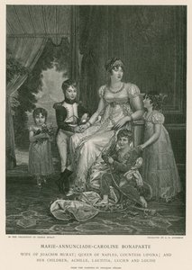 Marie-Annunciade-Caroline Bonaparte od Francois Pascal Simon Gerard