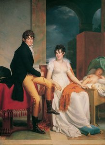 Moritz Christian Reichsgraf von Fries s manželkou Marií Theresií Josephou, rozenou princeznou Hohenlohe-Waldenburg-Schillingsfürst a jejich synem Moritzem