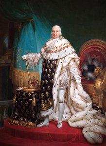 Portrét francouzského krále Ludvíka XVIII., 1824