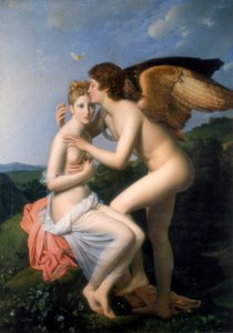 Psyche přijímá první polibek Cupida, 1798