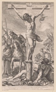 Kristus aan het kruis A když zjistil setníka, zeptal se ho (...) (titul na předmětu) od Francois Perrier