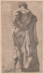 Farnese Hercules, viděno zezadu [deska 4] od Francois Perrier