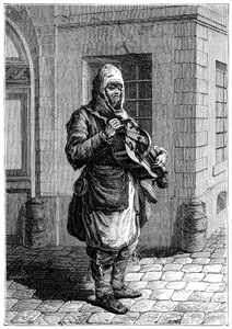 Cestující hudebník, 1885. od Francois Robert Ingouf