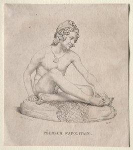 Novopolitní rybář, 1835. od Francois Rude