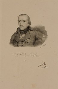Louis Antoine Henri de Bourbon (1772-1804), vévoda z Enghienu, v uniformě Conda od Francois Seraphin Delpech