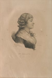 Portrét Madame Roland 1754-1793, 1825. od Francois Seraphin Delpech