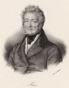 Portrét skladatele Ferdinanda Paera 1771-1839, 1830. od Francois Seraphin Delpech