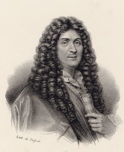 Portrét skladatele Jean-Baptiste Lully 1632-1687. od Francois Seraphin Delpech