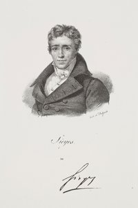 Portrét Emmanuela Josepha Sieyèse od Francois Seraphin Delpech